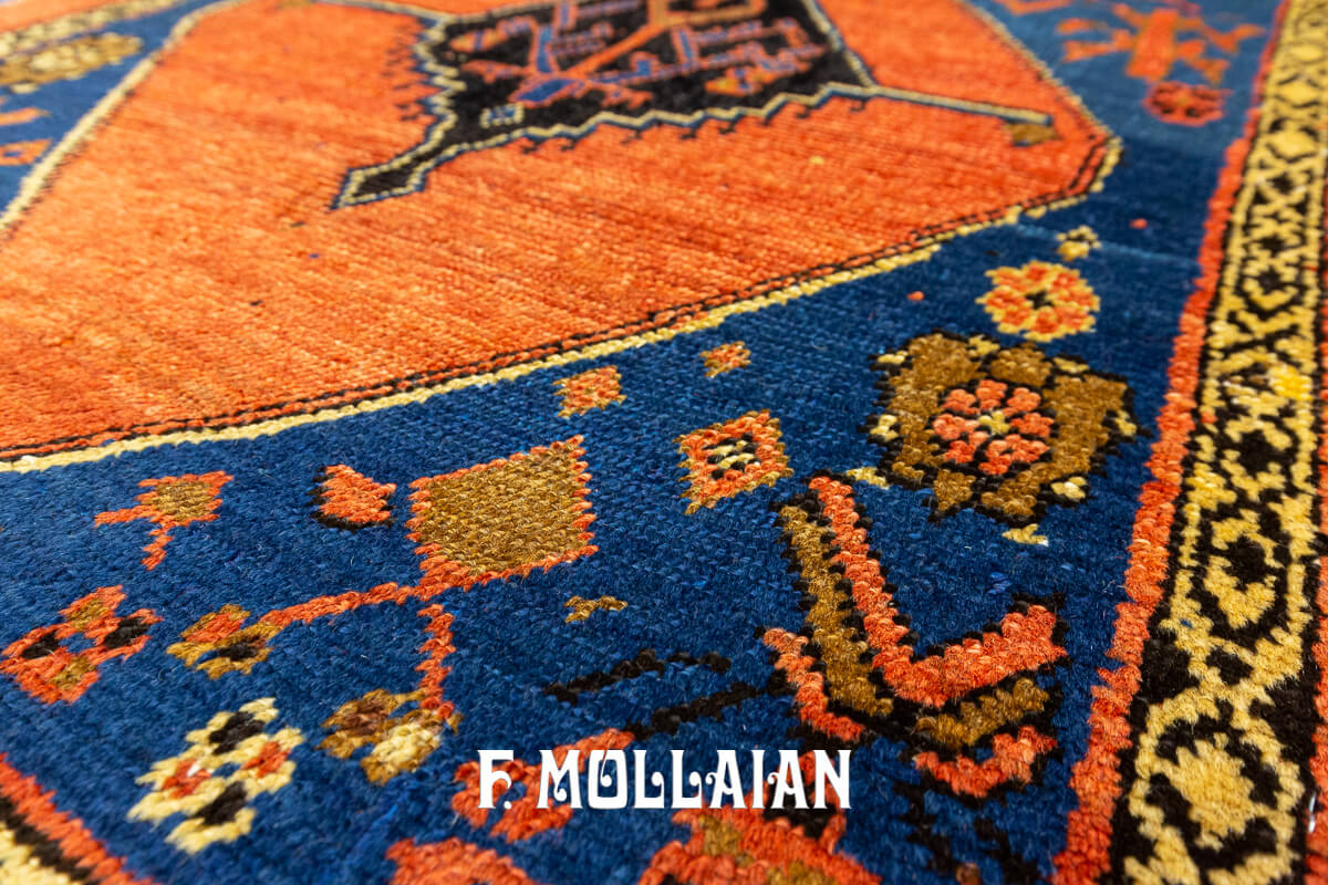 Tapis Bakhshaish Champ Bleu Ciel n°:793010